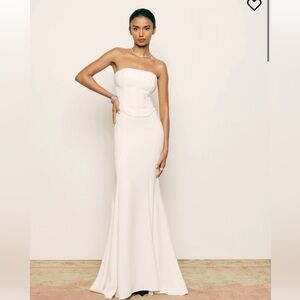 Reformation Halsey wedding dress